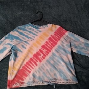 It's a No Boundaries, medium, cropped long sleeve